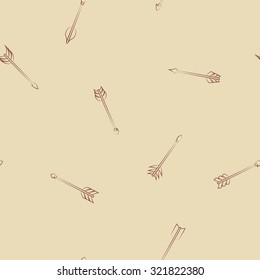Seamless background with arrows for your design