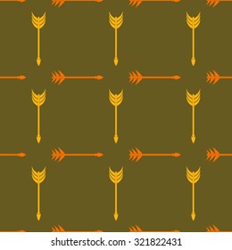 Seamless background with arrows for your design