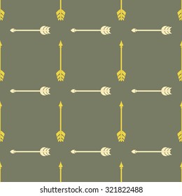 Seamless background with arrows for your design