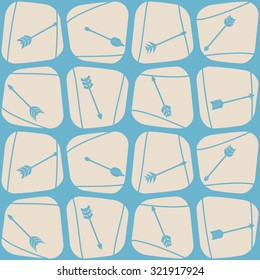 Seamless background with arrows for your design