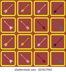 Seamless background with arrows for your design