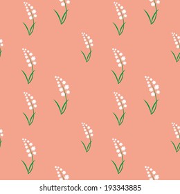 Seamless background with art flowers