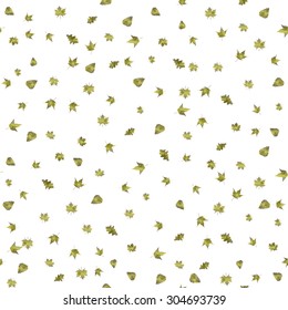 Seamless background with art leafs art orange seamless background Autumn Leaves