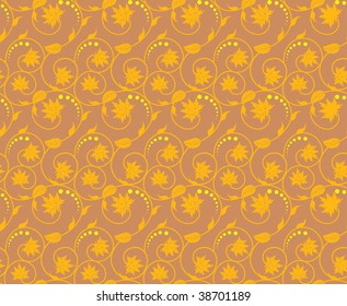 Seamless background "autumn" (a series of "four seasons")