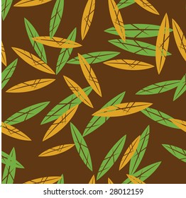 seamless background:	 autumn leaves