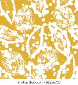 seamless background of autumn leaves, vector illustration