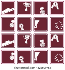 seamless background with  awards for your design