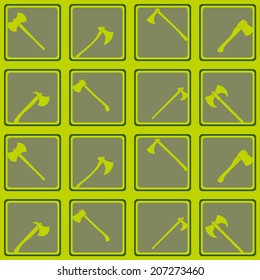 Seamless background with axes
