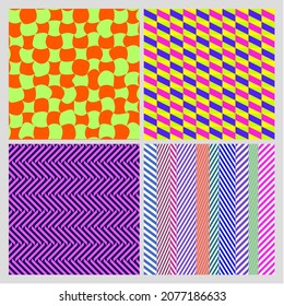 Seamless background backdrop wallpaper geometric color design modern texture vector vintage retro gift wrapping paper fabrics tiles wall decorations floor apron set collection circle stripes lines