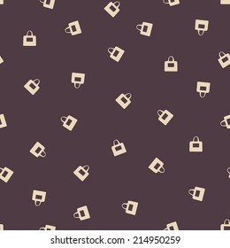 seamless background: bag. Style Illustration Design Pattern