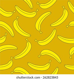 Seamless background banana
