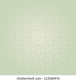 Seamless background baroque green