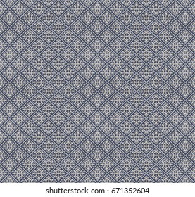 Seamless background baroque style blue and beige. Vintage Pattern. Retro Victorian. Ornament in Damascus style. Elements of flowers, leaves. Vector illustration. Wallpaper, print packaging, textiles.