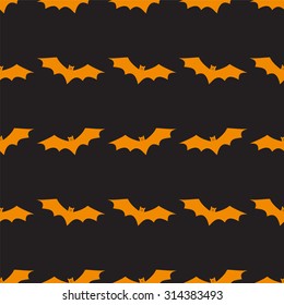 Seamless background with bats. 