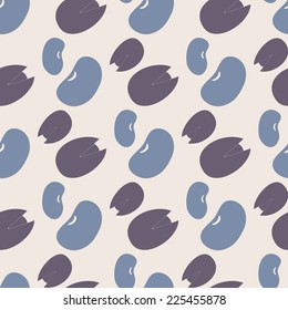 seamless background with beans and nuts