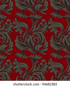 seamless background with a beautiful antique ornaments