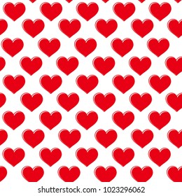 Seamless background from beautiful hearts before Valentine's day