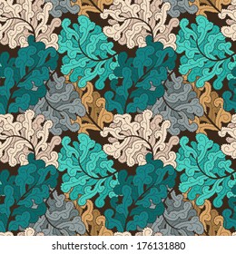  seamless background with beauty abstract floral ornament