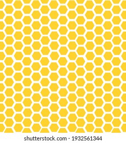 Seamless background bee honeycombs. Vector illustration