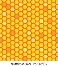 Seamless background bee honeycombs. Vector illustration