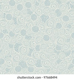 Seamless background with beige circles