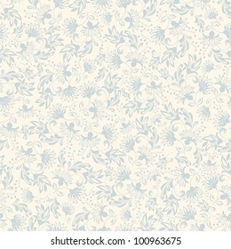 Seamless background with beige ornaments