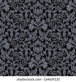 Seamless background with beige ornaments 