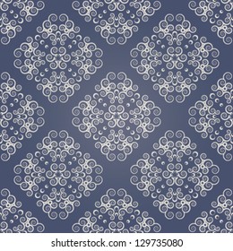 Seamless background with beige ornaments. EPS 10.