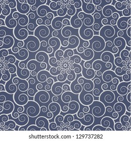 Seamless background with beige ornaments. EPS 10.