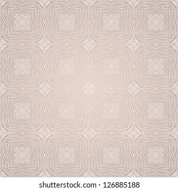 Seamless background with beige wavy squares.