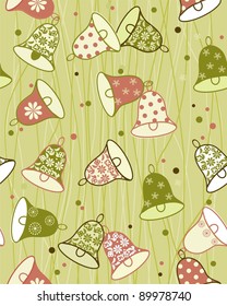 seamless background with bells