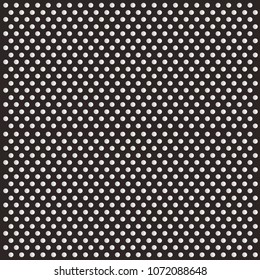 Seamless Background with big Polka Dot pattern. Polka dot fabric. Retro vector white on  background