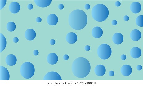 Fondo sin inconvenientes con un gran patrón Polka Dot.fondo vectorial o patrón