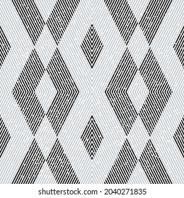 seamless background with black and silver gray streaks. Seamless vector illustration eps 10.