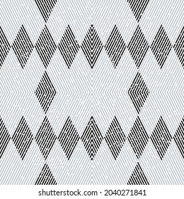 nahtloser Hintergrund mit schwarz-silbernen Linien. Nahtlose Vektorgrafik eps10.