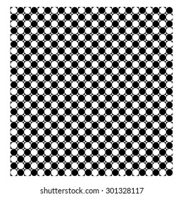 seamless background with black and white circle