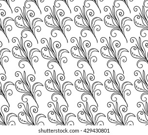 Seamless background of black and white colors