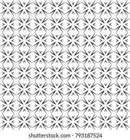 Seamless background black and white, grunge vector, style hipster