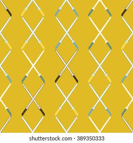 seamless background with bladed weapons