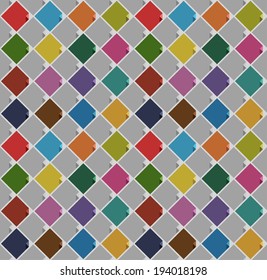seamless background from blank squares old color. Vector illustration