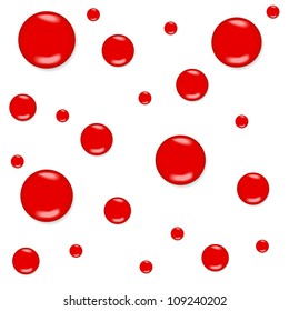 Seamless background with blood drops (eps10)