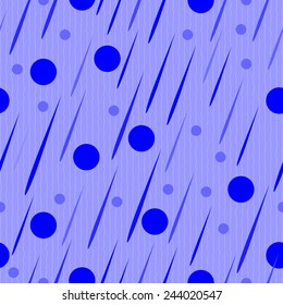 Seamless background from blue abstract drops