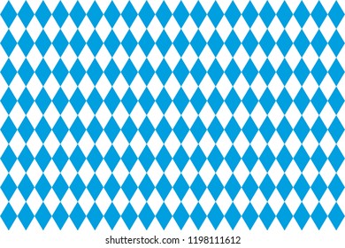 seamless background of blue diamonds on white