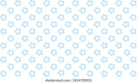 Fondo impecable con flores azules