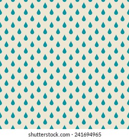 Seamless Background Blue Rain Drops Stock Vector (Royalty Free ...