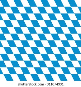 seamless background of blue and white diamonds - used in the coat of arms of Bavaria