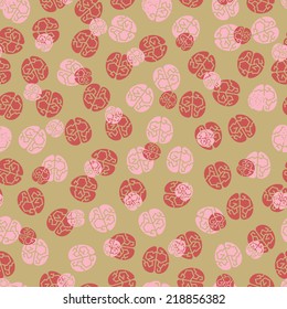 seamless background: brain