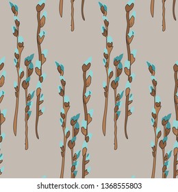 seamless background with branch