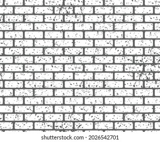 fondo sin costuras, textura de ladrillo, diseño de la superficie de la pared de ladrillo blanco.