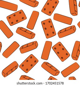 Seamless, background, brick. Vector illustration flat design.